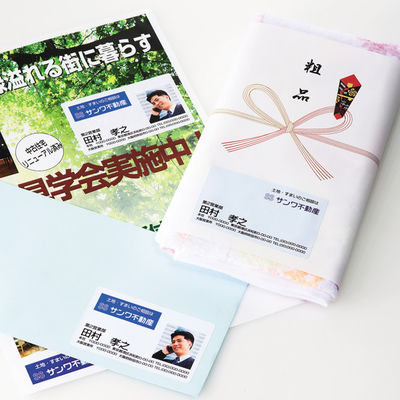 サンワサプライ マルチラベル(名刺サイズ) LB-EM09N 1セット(3冊入)（直送品）