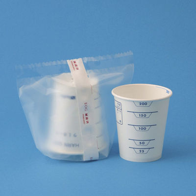 日昭産業 滅菌カップ200(205mL/蓋なし/1個入X100袋) 85810000 1箱(1個入×100袋) 20-2115-00（直送品）