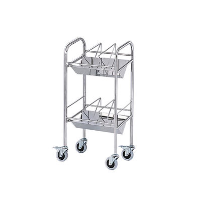 アズワン カルテワゴン(平板タイプ) 540×320×1010mm 30F 1台 8-7482-01（直送品）