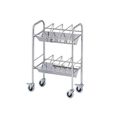 アズワン カルテワゴン(平板タイプ) 670×320×1010mm 40F 1台 8-7482-02（直送品）