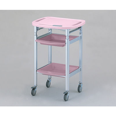 ダイドー パソコン処置カート 昇降式 ピンク AO-ST-P 1個 8-8190-04（直送品）