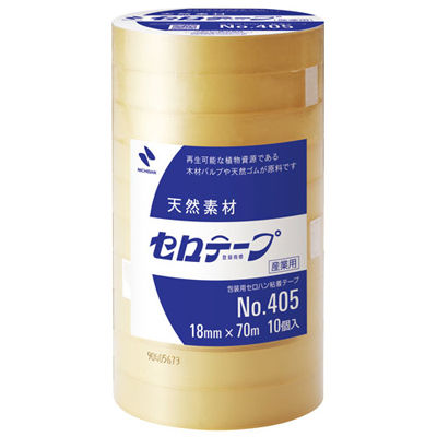セロテープ産業用 18mmX70m 405ー18X70 1セット（直送品） - アスクル