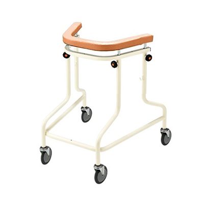 アズワン らくらくあるくん(R)(ネスティング歩行器) オレンジ Rkun-SOR 1個 8-6500-01（直送品）