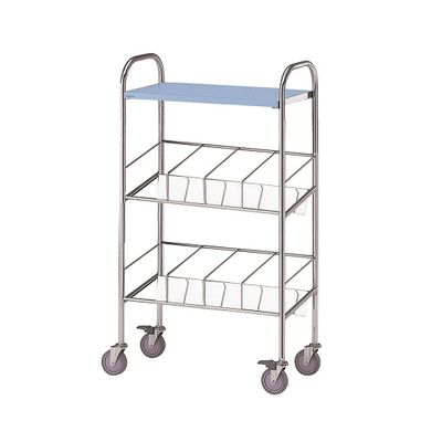 アズワン カルテワゴン 筆記台付 668×320×1200mm NCW-40H 1台 0-1579-02（直送品）