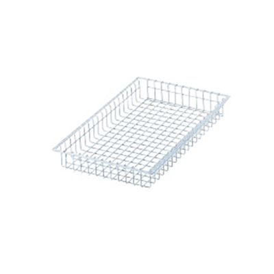 アズワン オムツ交換車用 浅型ワイヤーバスケット CB-75 1個 0-8313-01（直送品）