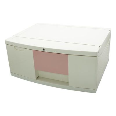 アズワン トレイBOX(鍵付) A3用ピンク 470×360×205mm 302H 1個 0-5347-03（直送品）