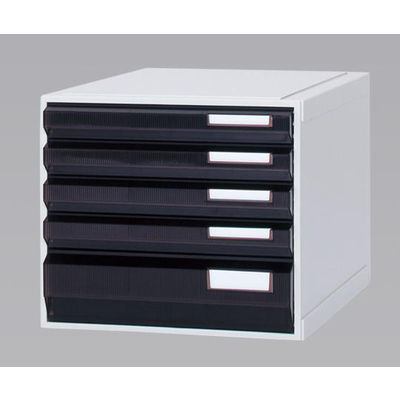 サカセ化学工業 カセッター A3タイプ(引出5段)アンバー HA3-008 1個 0-2455-02（直送品）