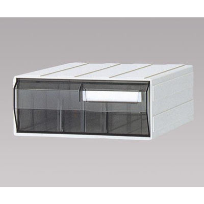 サカセ化学工業 カセッター B5タイプ(引出1段)アンバー HB5-001 1個 0-2479-02（直送品）