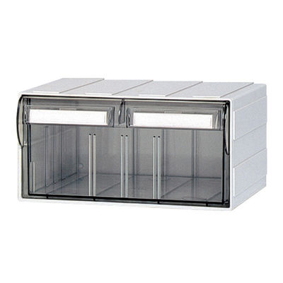 サカセ化学工業 カセッター A5サイズ以下(W248×D192×H125mm)引出1段 クリアー HA5-071 1個 0-2489-01（直送品）