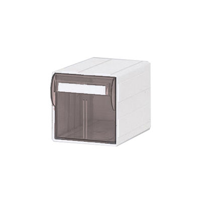 サカセ化学工業 カセッター A5サイズ以下(W125×D192×H125mm)引出1段 アンバー HA5-031 1セット(2個)（直送品）