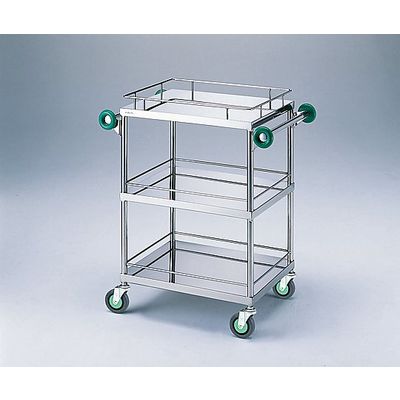 アズワン とっても静かな回診車(引出無) (3段) 600(790)×450×850mm TSE-600 1台 0-1621-11（直送品）