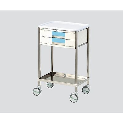 アズワン ナビスメイトワゴン A3引出し青タイプ 補助天板無し 543×398×867mm NM-A304H 1台 0-7920-01（直送品）