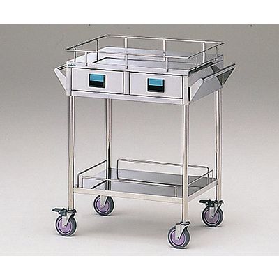 アズワン カラフルカート 2段ー青 600×450×855mm K2S-B 1台 0-3441-02（直送品）