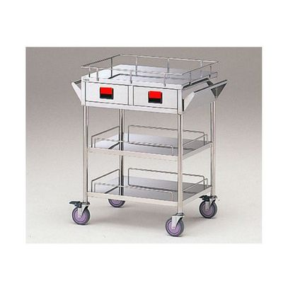 アズワン カラフルカート 3段ー赤 750×450×855mm K3W-R 1台 0-3442-05（直送品）