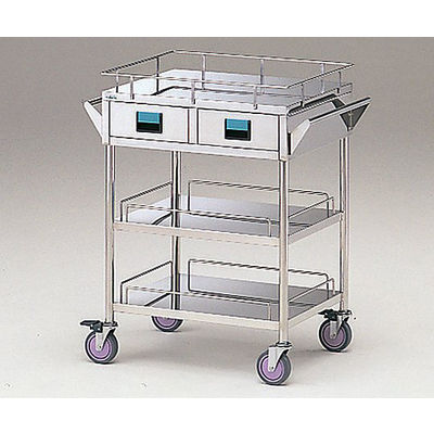 アズワン カラフルカート 3段ー青 750×450×855mm K3W-B 1台 0-3442-06（直送品）