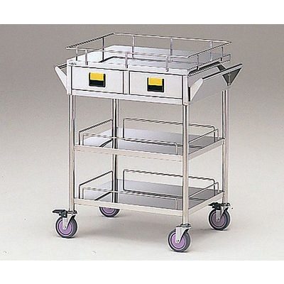 アズワン カラフルカート 3段ー黄 750×450×855mm K3W-Y 1台 0-3442-07（直送品）