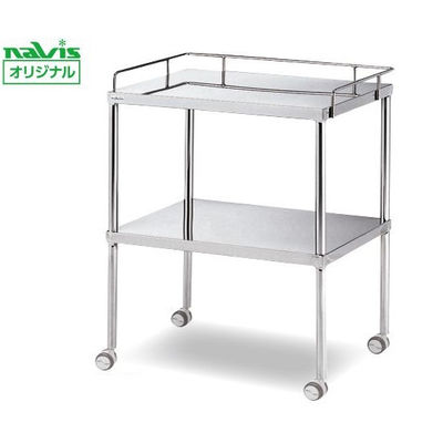 アズワン 器械卓子(三方手摺) 766×450×846mm 313B 1台 0-217-02（直送品）