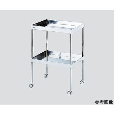 アズワン 器械卓子兼消毒盤台 750×450×846mm 317B 1台 0-217-08（直送品）