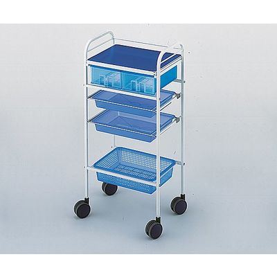 西村製作所 カラーセット台(Cー208) ブルー 416×300×890mm 12083 1台 0-9224-03（直送品）