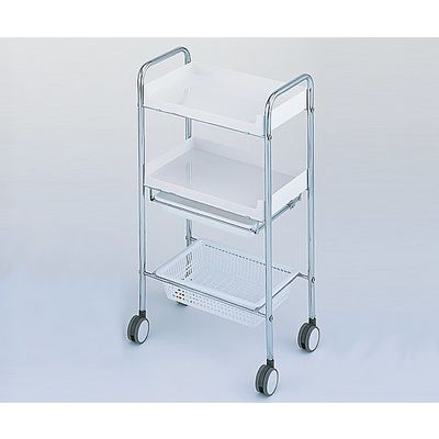 西村製作所 カラーセット台(Cー161) ホワイト 485×300×895mm 11611 1台 0-9225-01（直送品）