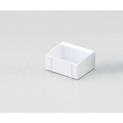 アズワン 個人ケース ホワイト NSM-2W 1セット(20個) 0-675-02（直送品）