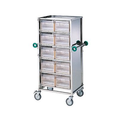 アズワン 与薬車(2週間管理タイプ) 615×500×1402mm CDM-20SK 1台 0-6142-01（直送品）