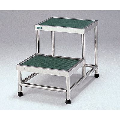 星光医療器製作所 手術用2段踏台 ステンレス 3047 1台 0-236-02（直送品）