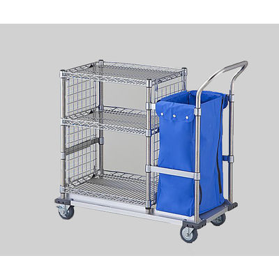 エレクター オムツカート(メッシュパネル付き) シングルタイプ EOC-S 1台 0-9939-01（直送品）