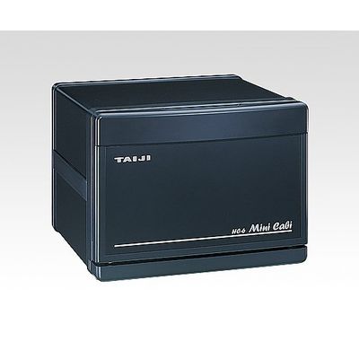 タイジ カラーミニキャビ (6L(おしぼり25~30本収納)/ブラック) HC-6K 1台 0-6495-07（直送品）