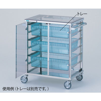 アズワン 救急ケアカート(スケルトン) 本体ー01 0-1610-11 1台（直送品）