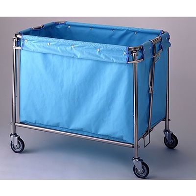 日鈑工業 リネンワゴン ステンレス GN-2-SUS 1台 8-7592-02（直送品）