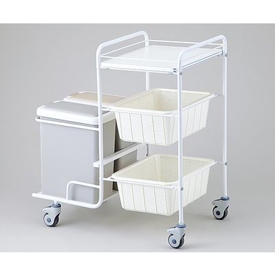 小野シャンブル オムツ交換車 (ストッパー無し) FKー350II 1台 8-9199-01（直送品）