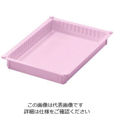 アズワン アルティアトレー(スタンダードサイズ) ライトピンク 600×400×85mm NRT-75PKV 1個 0-5732-45（直送品）