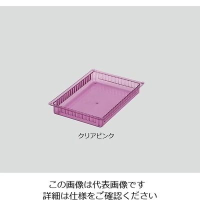 アズワン アルティア スタンダードポリカトレー クリアピンク 600×400×85 NRT-75PKCV 1個 0-5733-13（直送品）
