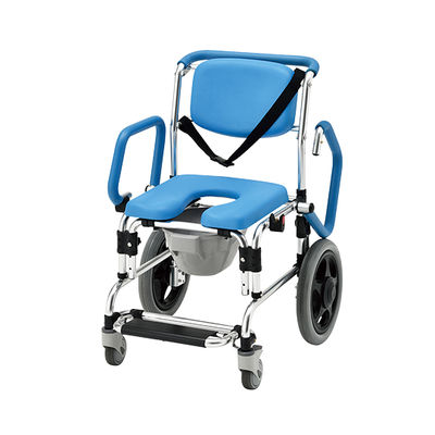 アズワン コンフォートシャワーキャリアー 可動式ひじ掛付き(ブルー) HT6130 1個 0-8072-02（直送品）