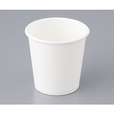 アベシン 紙コップ(無地) 150mL(5オンス) 100個入 ASST5 1セット(800個:100個×8袋) 0-9581-22（直送品）