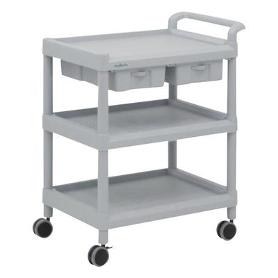 アズワン モバイルストレージカート(引出し付) 3段 705×444×855 MSO21D 1個 7-1085-02（直送品）