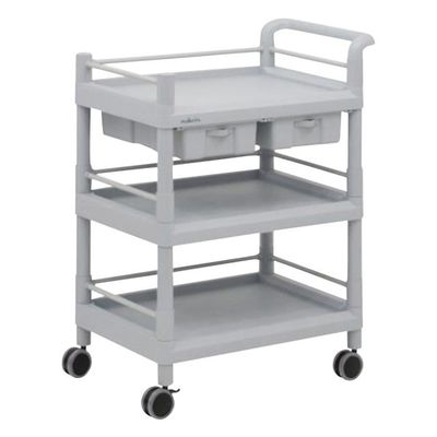 アズワン モバイルストレージカート(引出し付) 3段(枠付) 705×444×885 MSO21J 1個 7-1085-04（直送品）