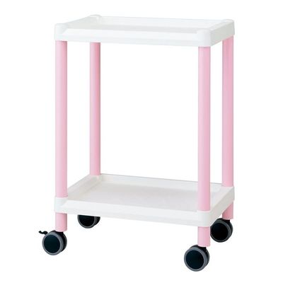 アズワン モバイルイージーカート 2段 645×444×760 ピンク ME21A 1個 7-1274-02（直送品）