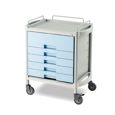 アズワン ユーティリティカート 鍵付き 浅型4段 深型1段 YDS-301 1個 8-2459-05（直送品）