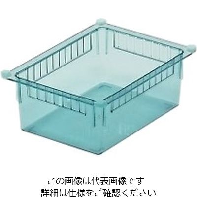 アズワン アルティア ハーフポリカトレー クリアブルー 300×400×160 AHT-150BLCV 1個 8-4892-12（直送品）