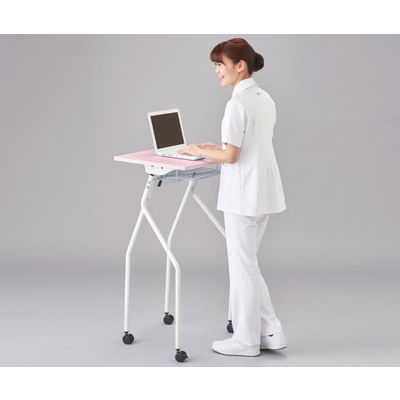 アズワン ネスティングカート(ハイタイプ) 網棚あり ピンク TN-NPS 1個 8-6474-01（直送品）