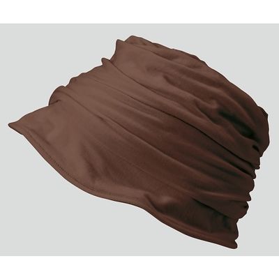 フットマーク 室内帽ふわっと(クシャット) こげ茶 403053-477 1枚 8-6618-02（直送品）