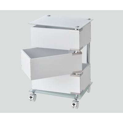 伸和 回転式保管ワゴン ボックスタイプ 380×315×580 FLF007-3LG 1セット 8-6755-01（直送品）