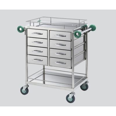 とっても静かな繃帯交換車(KENIFINE(TM)抗菌・抗ウィルスハンドル) 750(940)×450×902 TSF-750 1個（直送品）