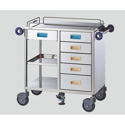 アズワン ワンストップ処置車(センターロック方式) ステンレス棚板 8-6996-02 1個（直送品）