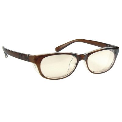 名古屋眼鏡 術後保護メガネ ブラウン メオガードナチュラルM 1セット(2個) 8-7463-09（直送品）