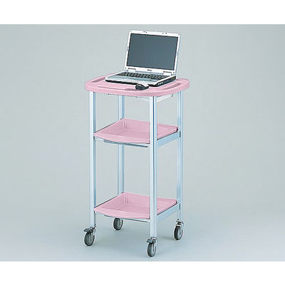 ダイドー パソコン処置カート 固定式 ピンク AO-KT-P 1個 8-8189-04（直送品）