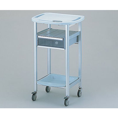 ダイドー パソコン処置カート 固定式(引出し付き) ブルー AO-KH-B 1個 8-8189-05（直送品）