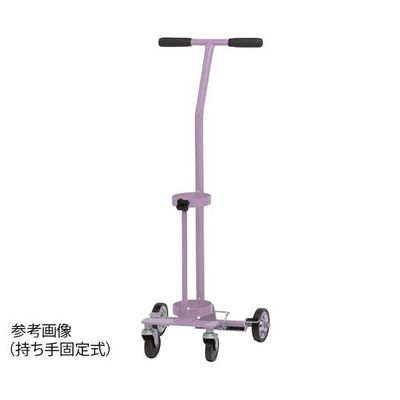 久喜製作所 カラーボンベカート(ストッパー付) パープル 固定式 SBC-501SPP 1個 8-8389-01（直送品）